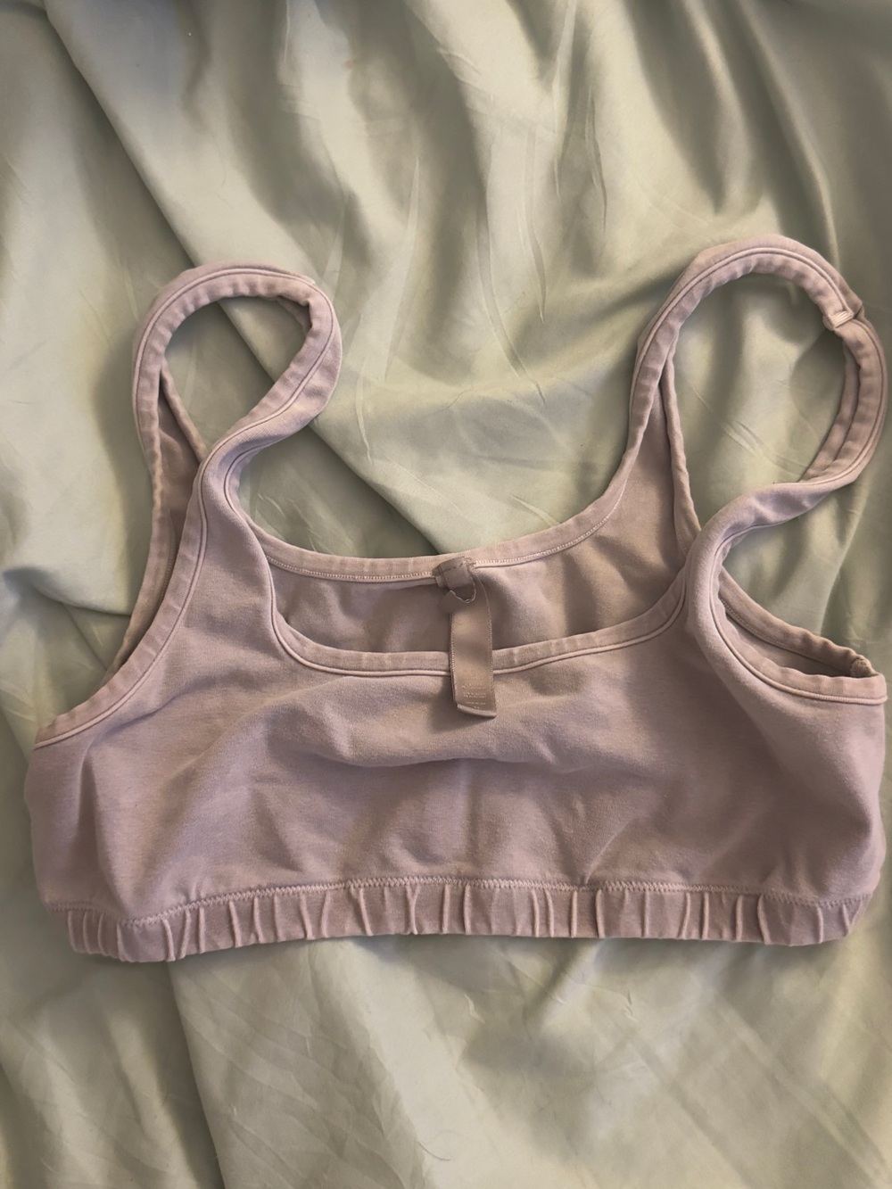 SKIMS Light Mauve Cotton Bralette